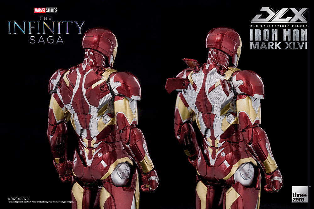 Pedido Figura DLX Iron Man Mark XLVI (46) - Avengers: Infinity Saga marca Threezero 3Z0256 escala pequeña 1/12