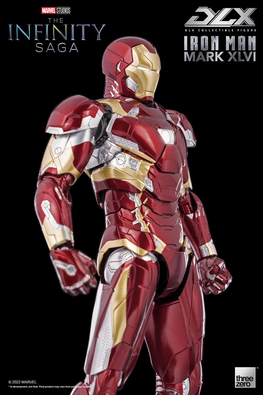 Pedido Figura DLX Iron Man Mark XLVI (46) - Avengers: Infinity Saga marca Threezero 3Z0256 escala pequeña 1/12