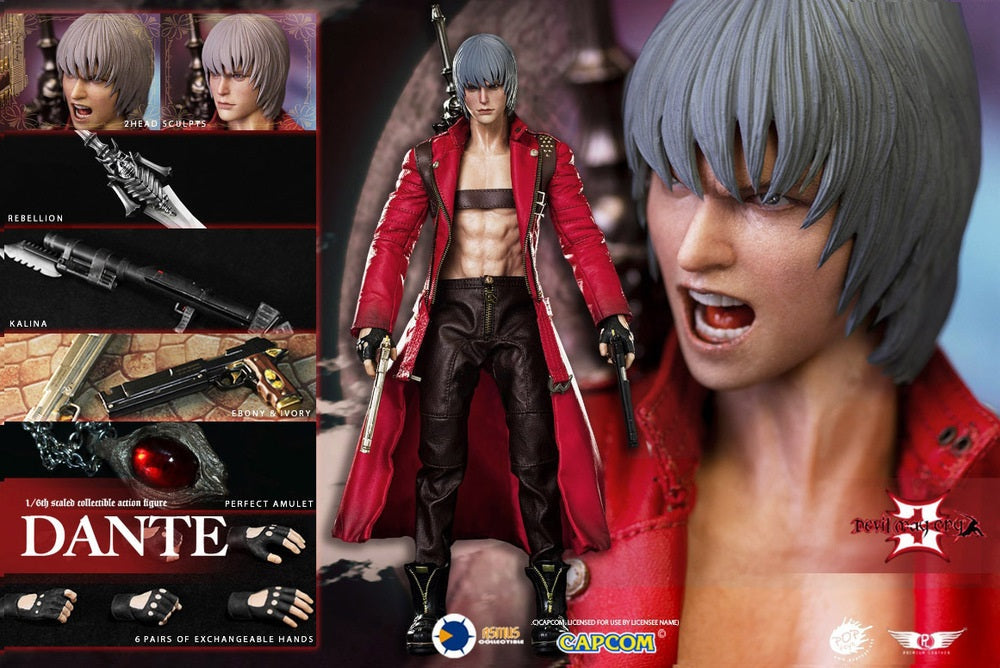 Pedido Figura Dante - DMC III - The Devil May Cry marca Asmus Toys DMC300V2 escala 1/6
