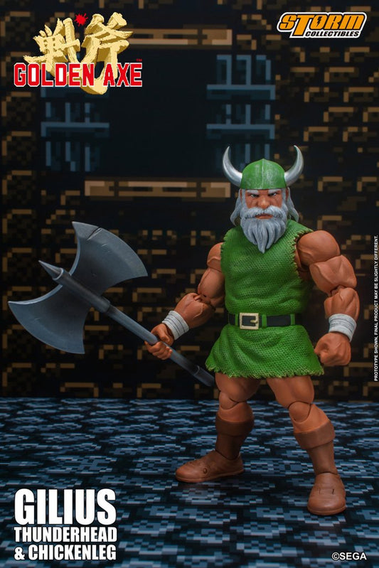 Pedido Figuras Gilius Thunderhead & Chickenleg - Golden Axe marca Storm Collectibles escala pequeña 1/12