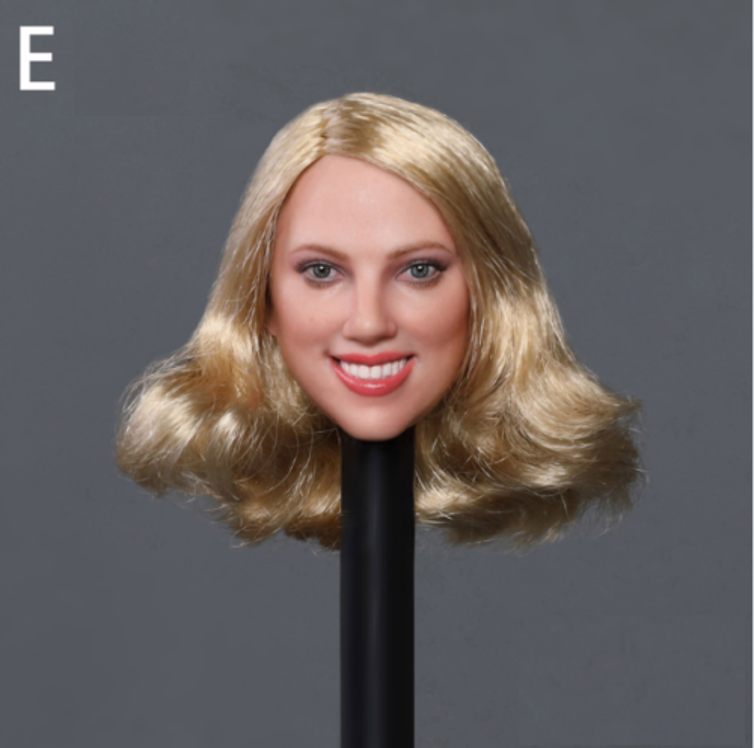 Pedido Cabeza Femenina Scarlett marca Gactoys escala 1/6