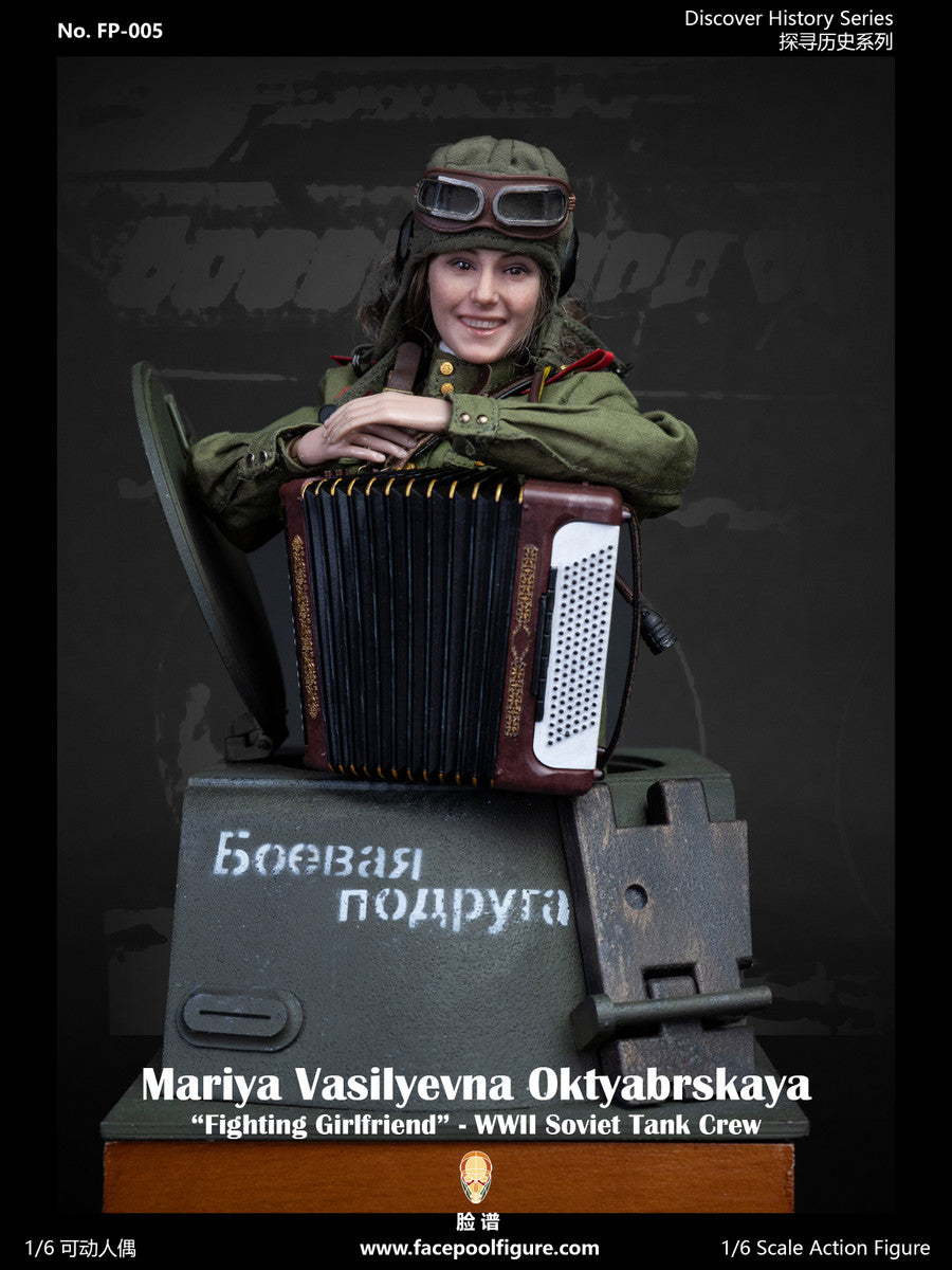 Pedido Figura "Fighting Girlfriend" Mariya Oktyabrskaya (Special Edition) - WWII Soviet Tank Crew marca Facepool FP005B escala 1/6