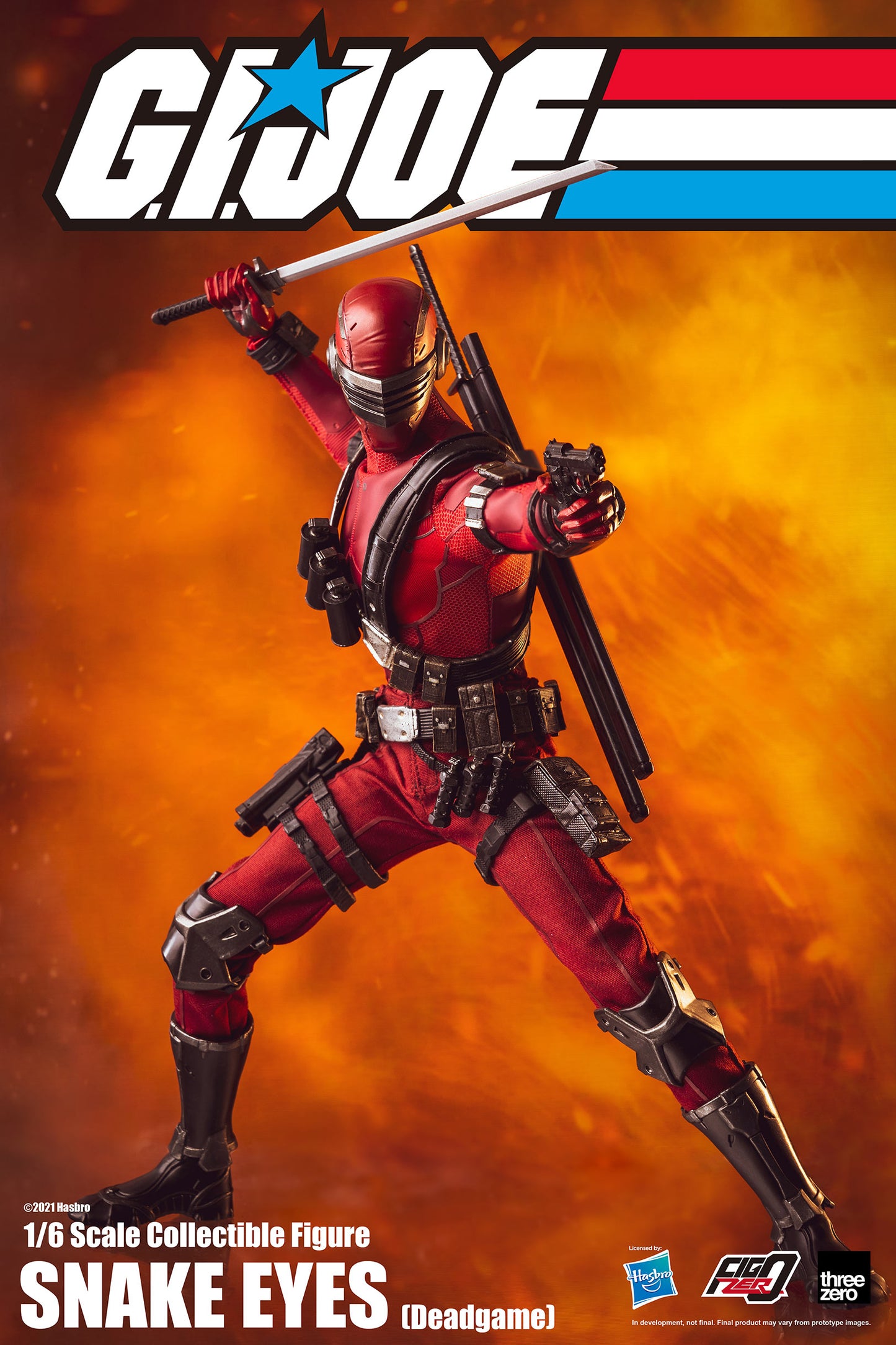 Pedido Figura (Limitada) Snake Eyes (Deadgame) Exclusiva - G.I.Joe marca Threezero 3Z0215-EX escala 1/6