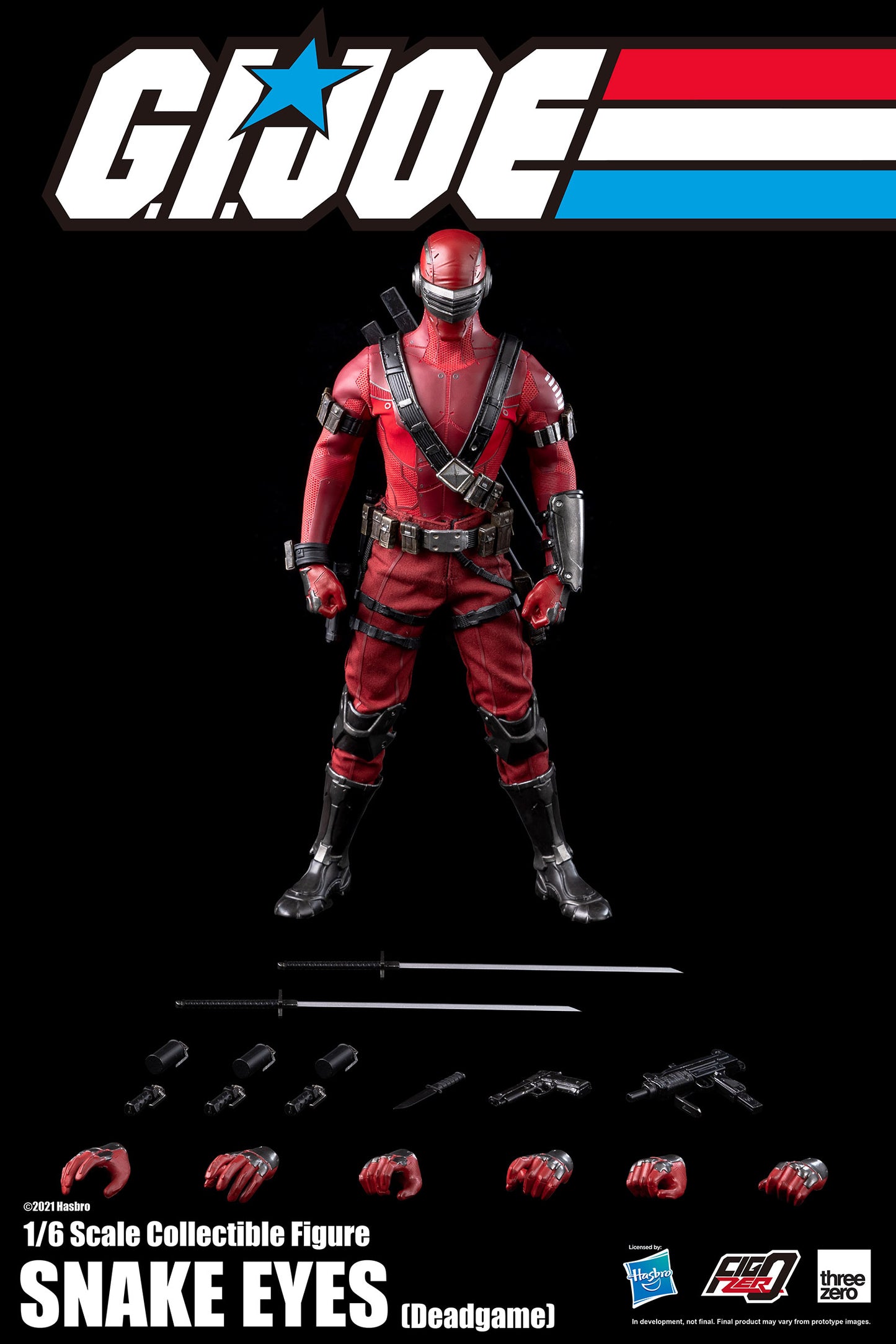 Pedido Figura (Limitada) Snake Eyes (Deadgame) Exclusiva - G.I.Joe marca Threezero 3Z0215-EX escala 1/6