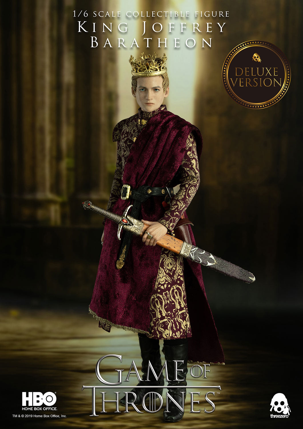Pedido Figura King Joffrey Baratheon (Deluxe version) - Game of Thrones marca Threezero 3Z0070DV escala 1/6