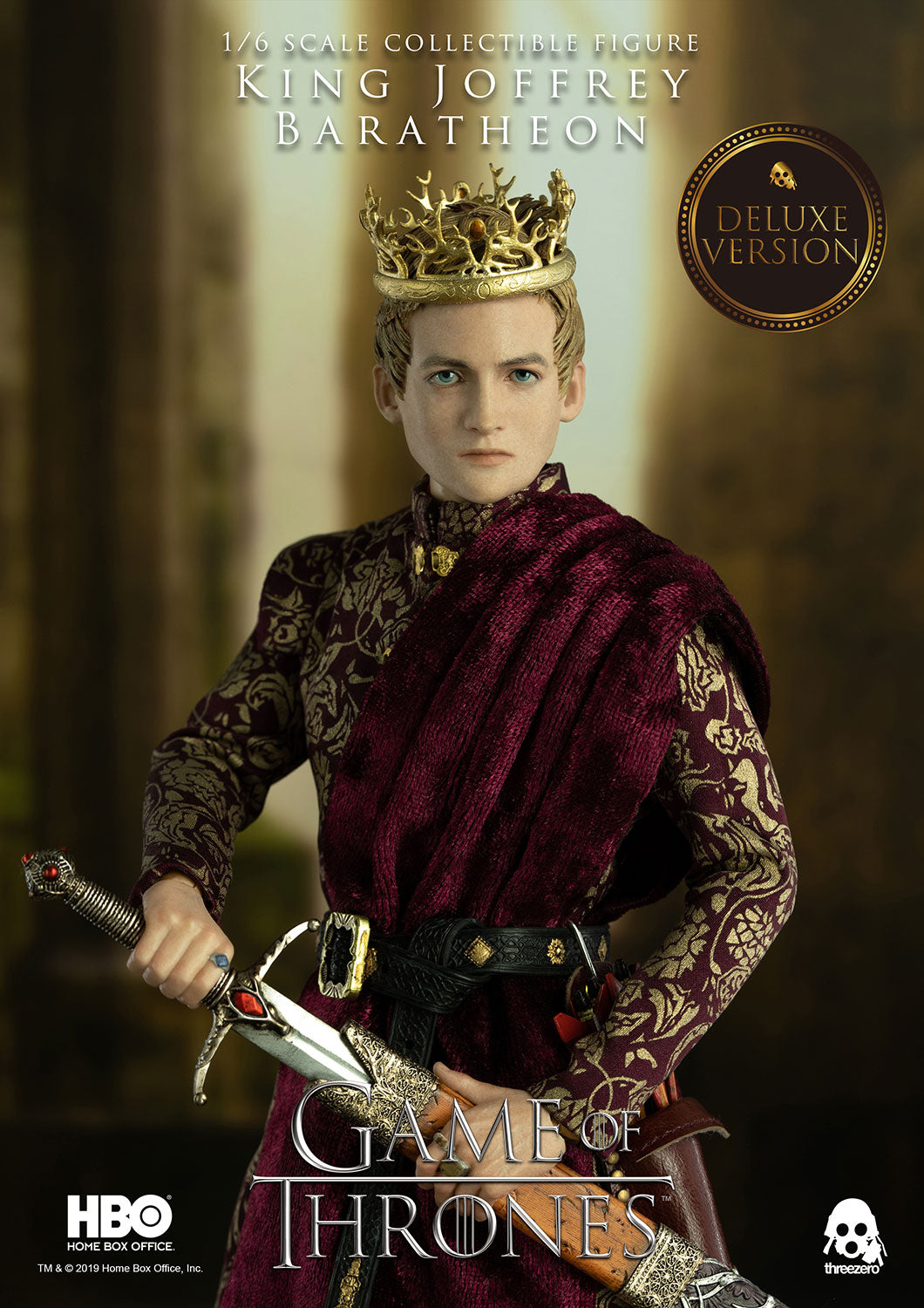 Pedido Figura King Joffrey Baratheon (Deluxe version) - Game of Thrones marca Threezero 3Z0070DV escala 1/6