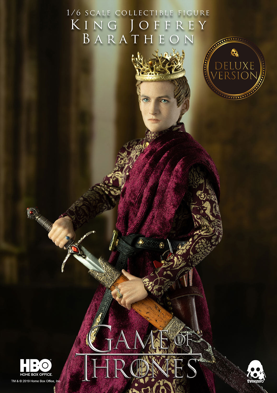 Pedido Figura King Joffrey Baratheon (Deluxe version) - Game of Thrones marca Threezero 3Z0070DV escala 1/6