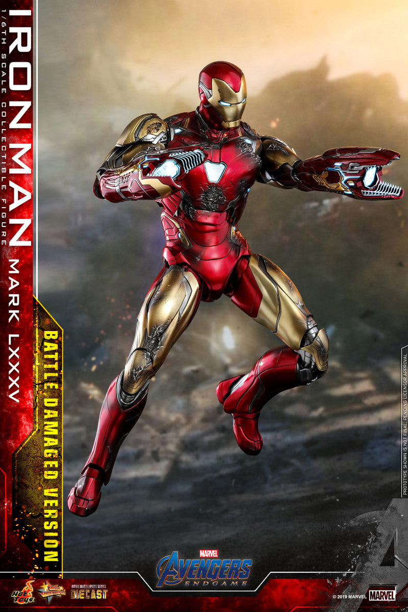 Pedido Figura Iron Man Mark LXXXV 85 Battle Damaged - Avengers: Endgame marca Hot Toys MMS543D33 escala 1/6