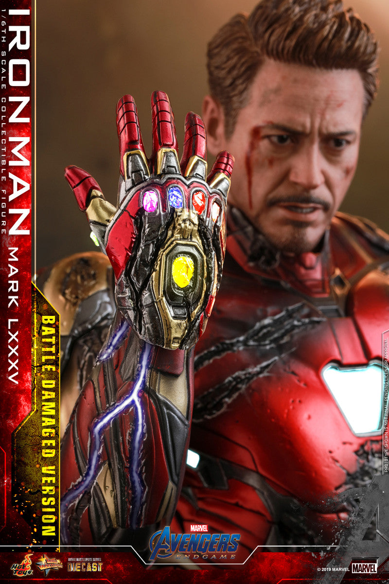 Pedido Figura Iron Man Mark LXXXV 85 Battle Damaged - Avengers: Endgame marca Hot Toys MMS543D33 escala 1/6