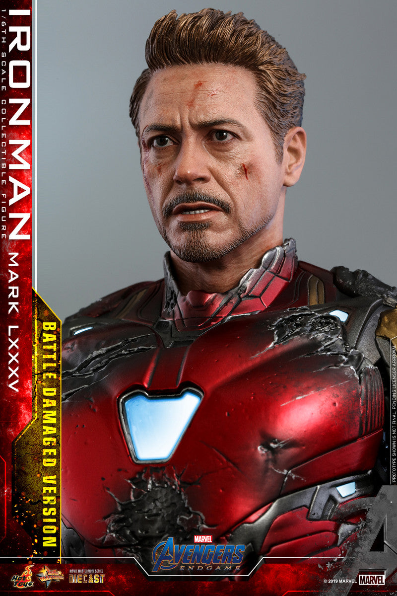 Pedido Figura Iron Man Mark LXXXV 85 Battle Damaged - Avengers: Endgame marca Hot Toys MMS543D33 escala 1/6