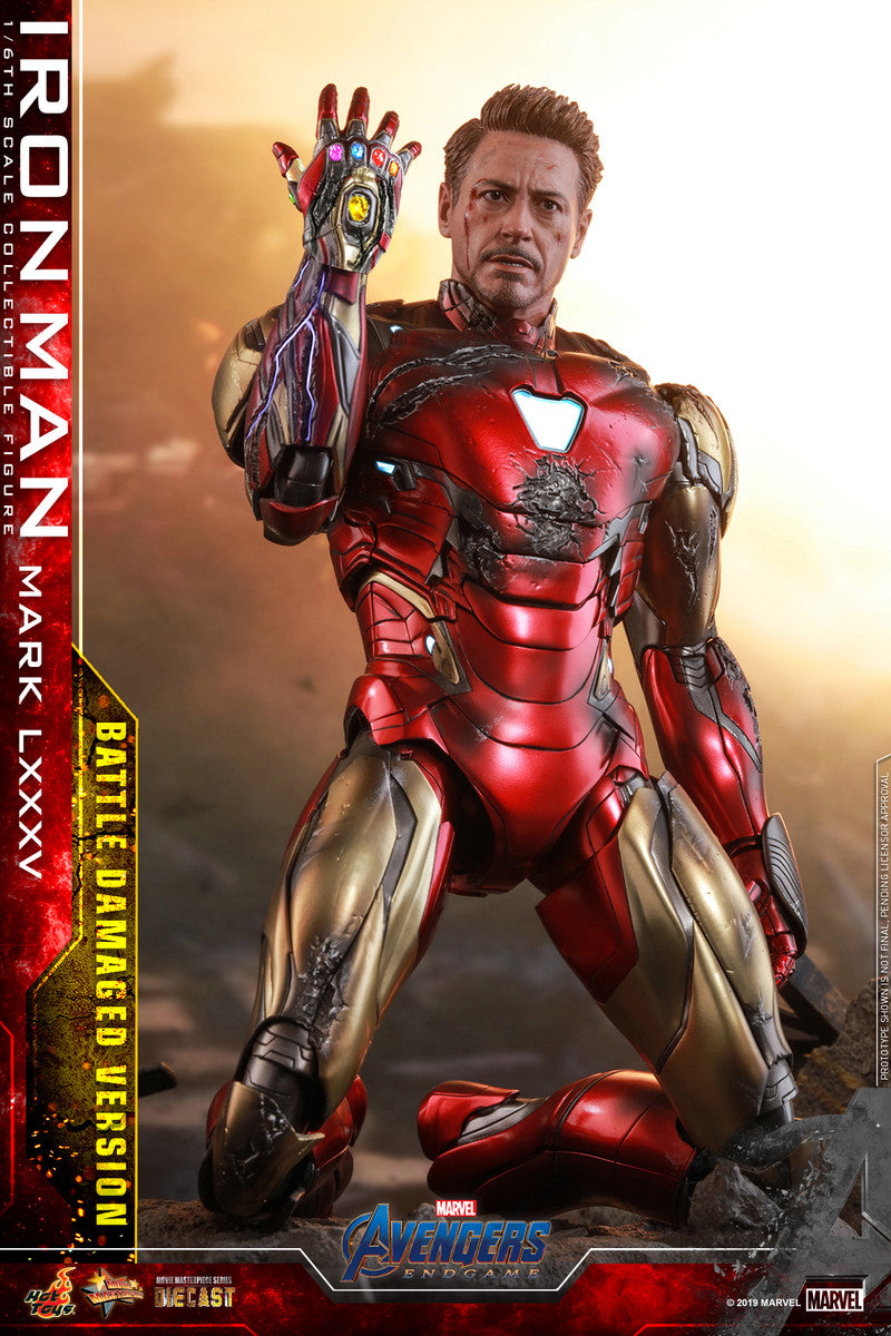 Pedido Figura Iron Man Mark LXXXV 85 Battle Damaged - Avengers: Endgame marca Hot Toys MMS543D33 escala 1/6