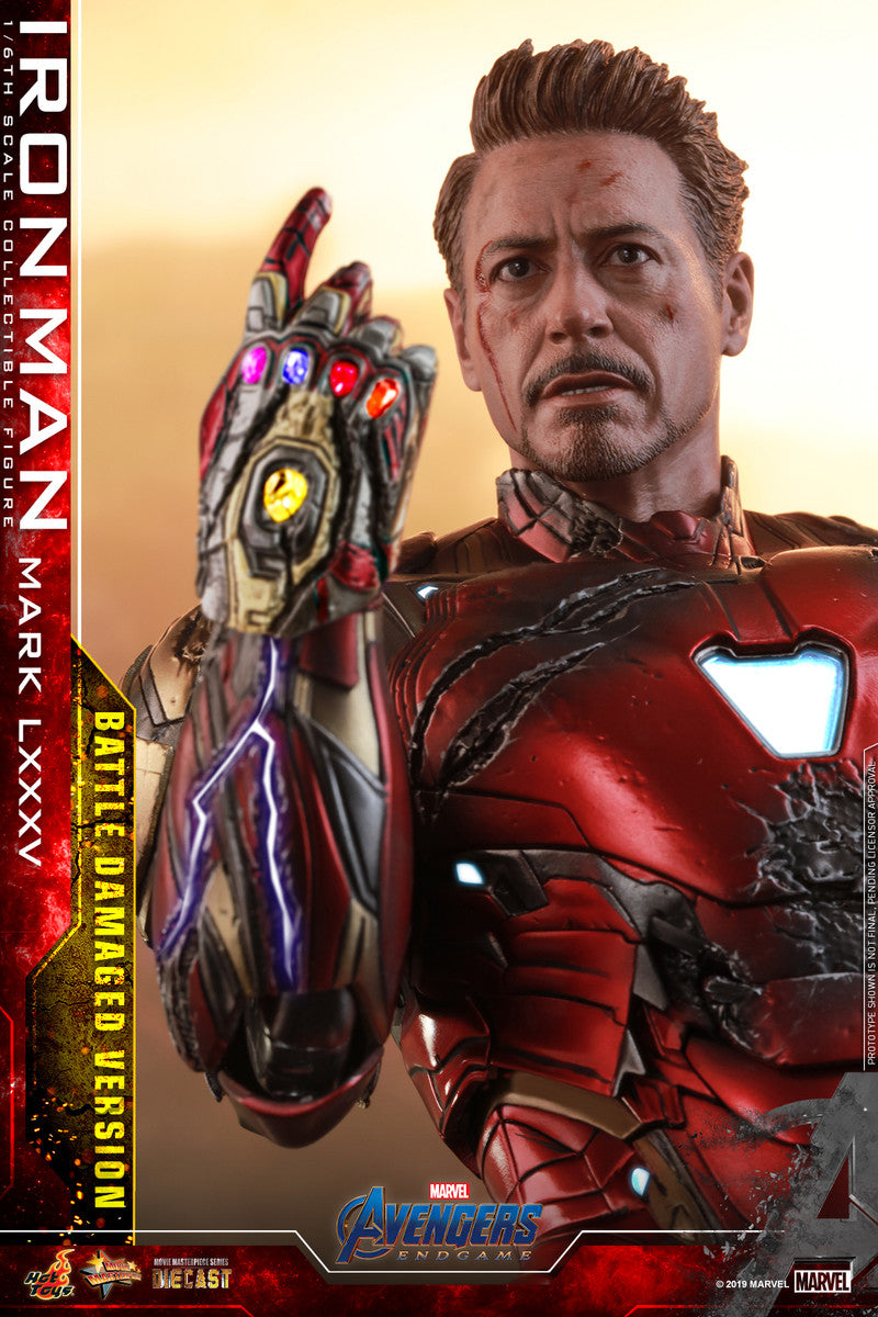 Pedido Figura Iron Man Mark LXXXV 85 Battle Damaged - Avengers: Endgame marca Hot Toys MMS543D33 escala 1/6