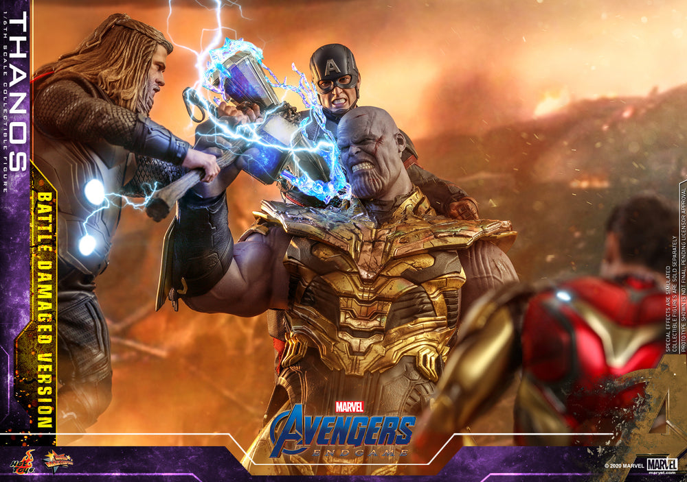 Pedido Figura Thanos Battle Damaged - Avengers Endgame marca Hot Toys MMS564 escala 1/6