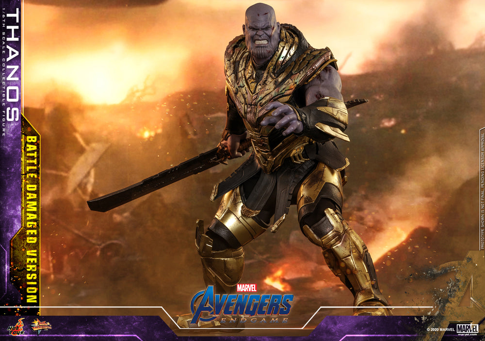 Pedido Figura Thanos Battle Damaged - Avengers Endgame marca Hot Toys MMS564 escala 1/6