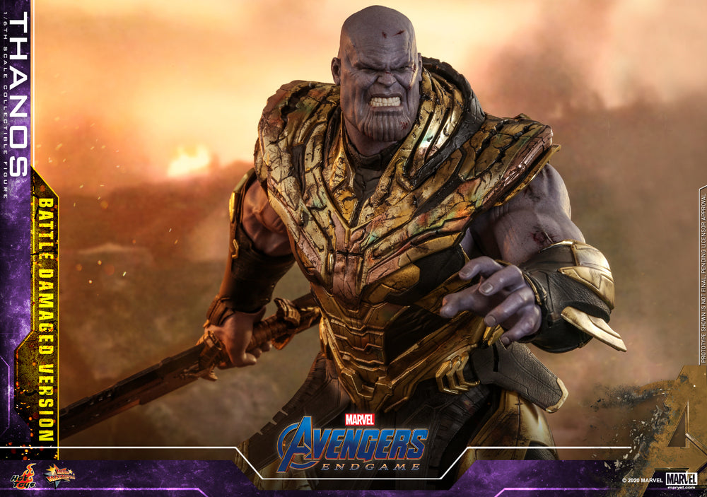 Pedido Figura Thanos Battle Damaged - Avengers Endgame marca Hot Toys MMS564 escala 1/6