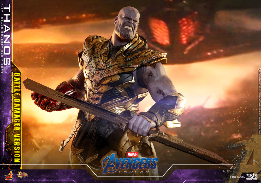 Pedido Figura Thanos Battle Damaged - Avengers Endgame marca Hot Toys MMS564 escala 1/6