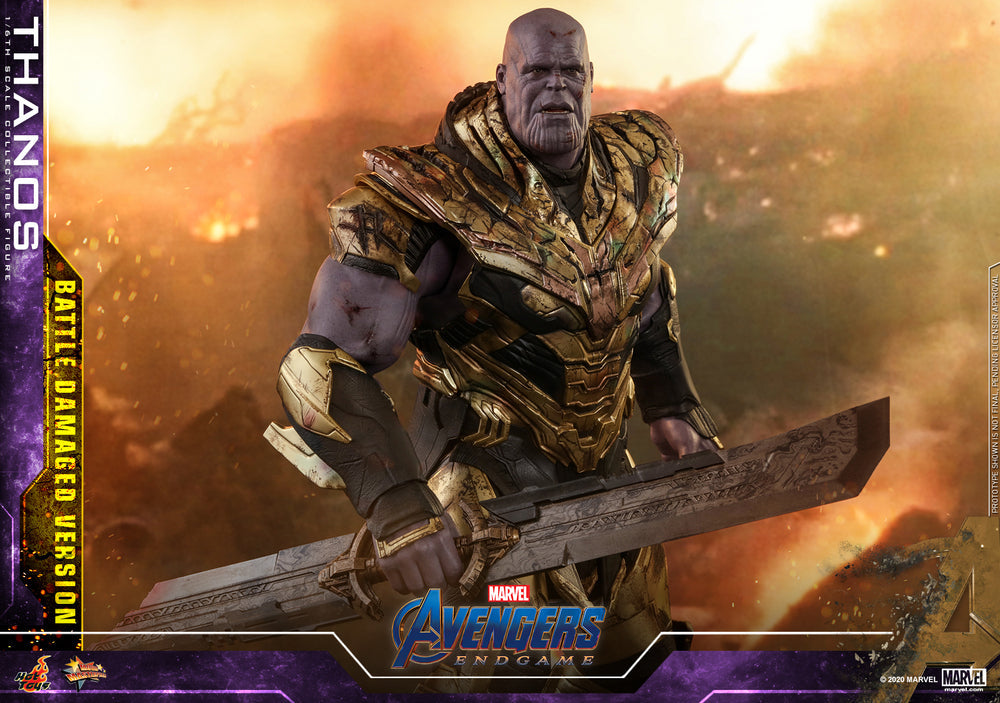 Pedido Figura Thanos Battle Damaged - Avengers Endgame marca Hot Toys MMS564 escala 1/6