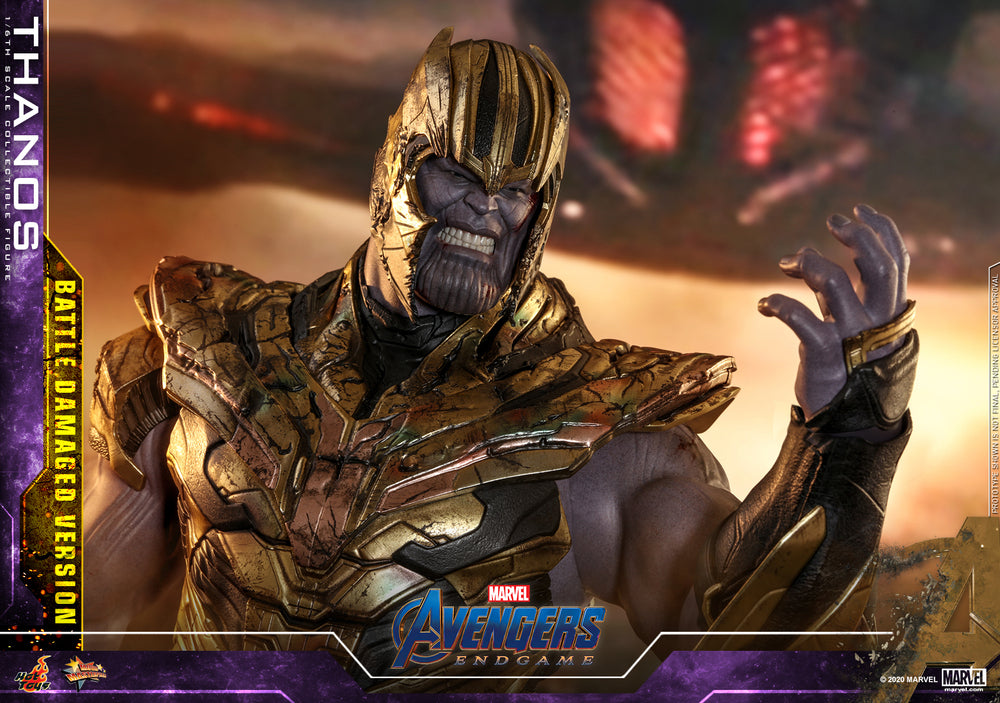 Pedido Figura Thanos Battle Damaged - Avengers Endgame marca Hot Toys MMS564 escala 1/6
