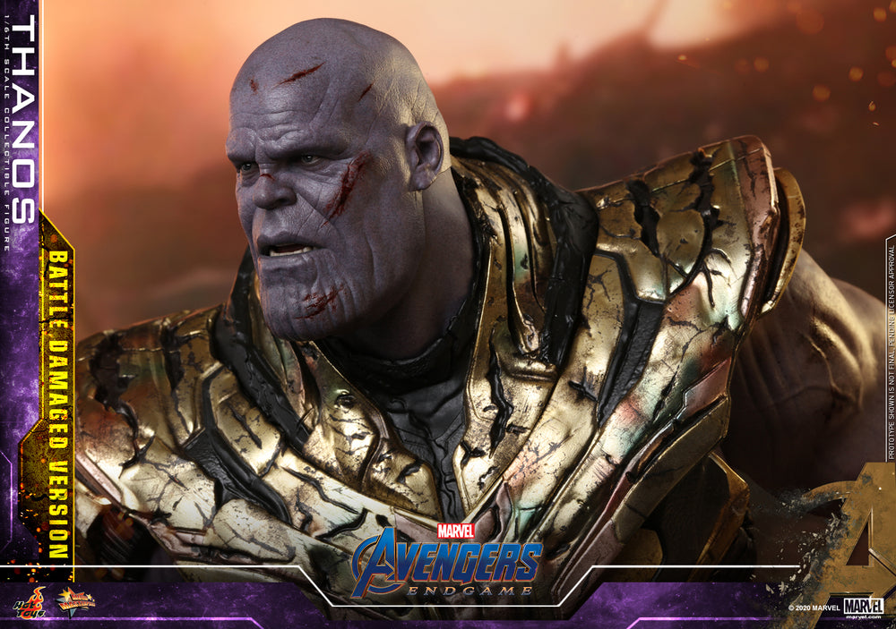 Pedido Figura Thanos Battle Damaged - Avengers Endgame marca Hot Toys MMS564 escala 1/6
