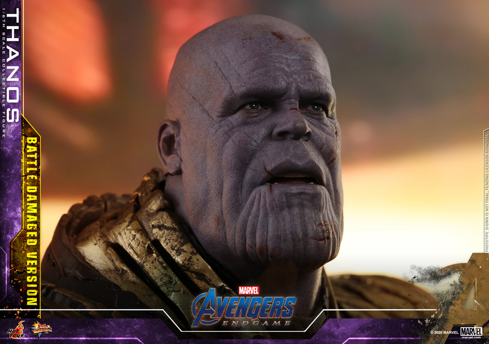 Pedido Figura Thanos Battle Damaged - Avengers Endgame marca Hot Toys MMS564 escala 1/6