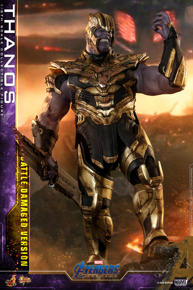 Pedido Figura Thanos Battle Damaged - Avengers Endgame marca Hot Toys MMS564 escala 1/6