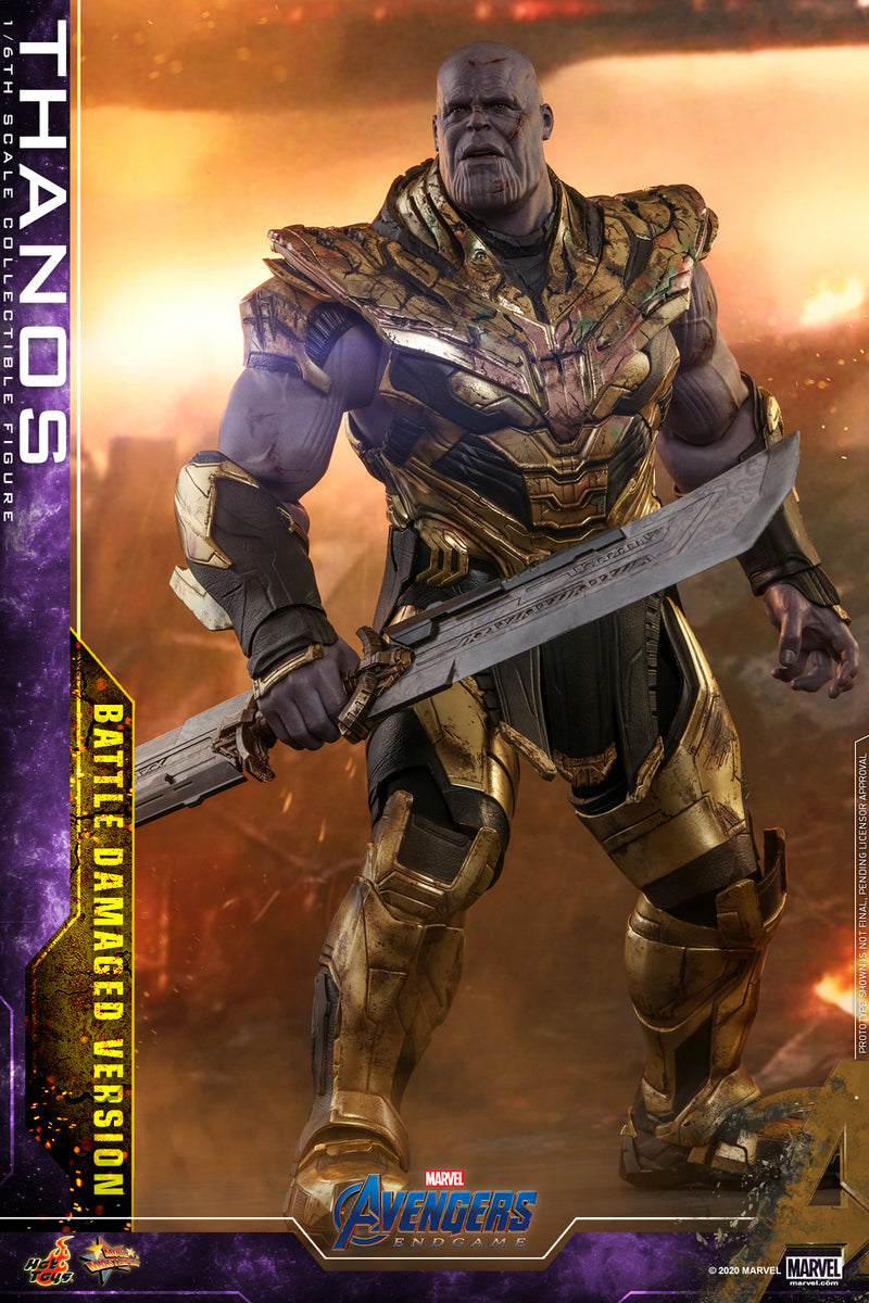 Pedido Figura Thanos Battle Damaged - Avengers Endgame marca Hot Toys MMS564 escala 1/6