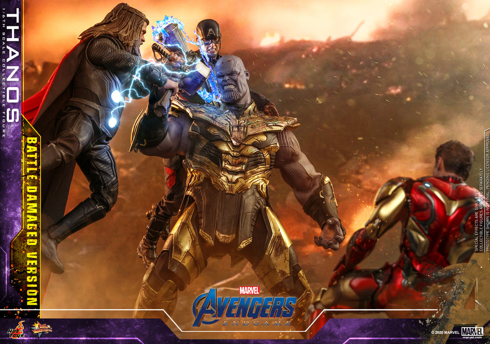 Pedido Figura Thanos Battle Damaged - Avengers Endgame marca Hot Toys MMS564 escala 1/6