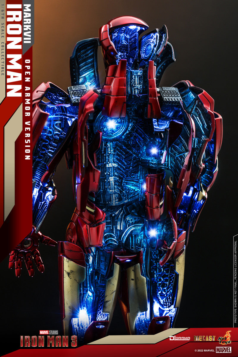 Preventa Diorama Iron Man Mark VII (Open Armor Version) marca Hot Toys DS004D51 escala 1/6