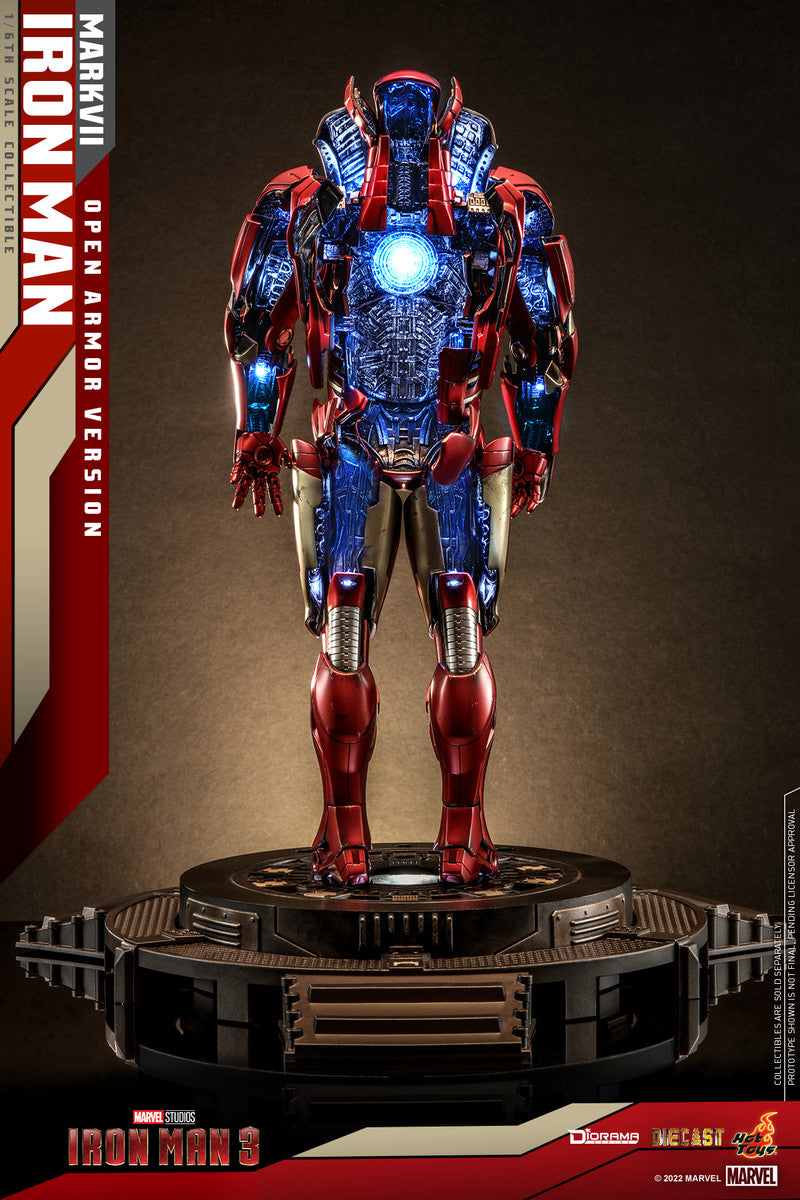 Preventa Diorama Iron Man Mark VII (Open Armor Version) marca Hot Toys DS004D51 escala 1/6