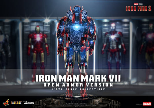 Preventa Diorama Iron Man Mark VII (Open Armor Version) marca Hot Toys DS004D51 escala 1/6