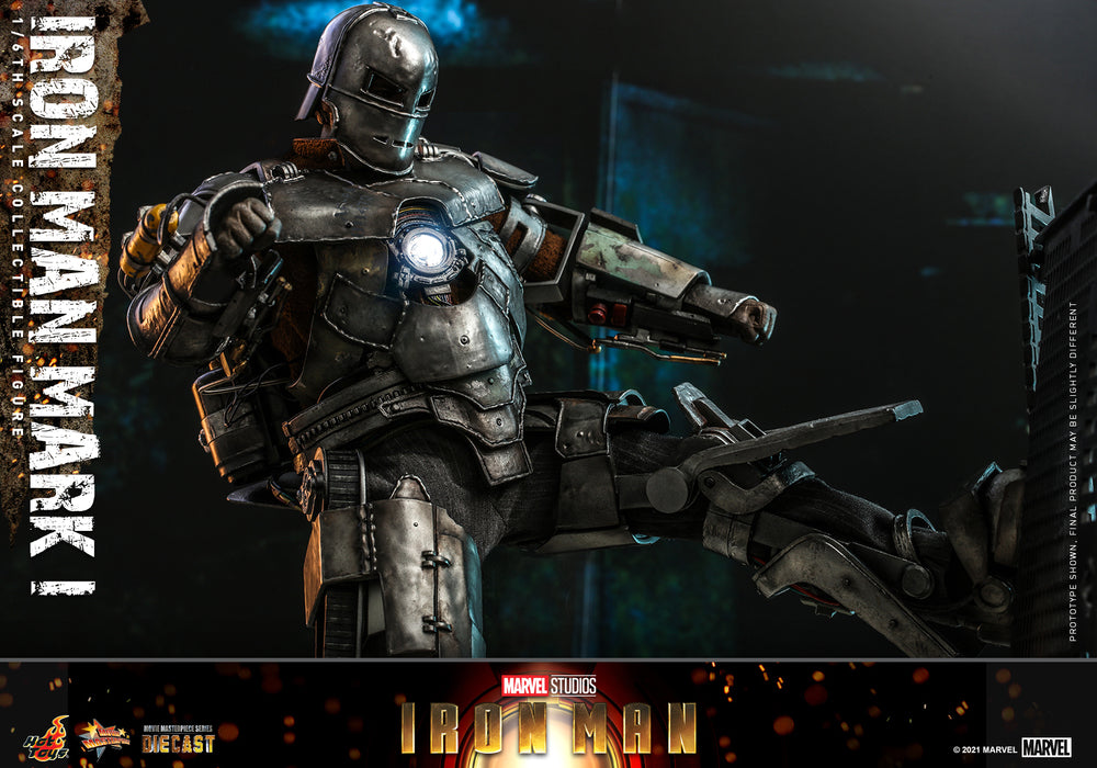 Preventa Figura Iron Man Mark I (Diecast) (Standard version) marca Hot Toys MMS605D40 escala 1/6