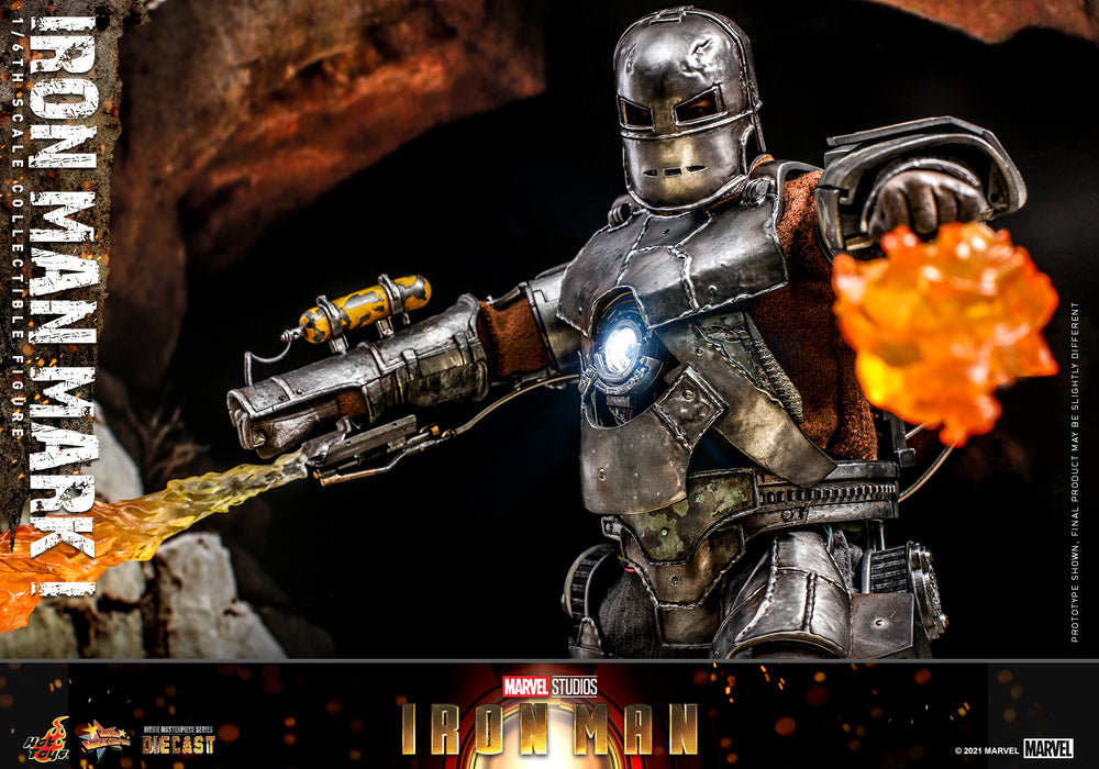 Preventa Figura Iron Man Mark I (Diecast) (Standard version) marca Hot Toys MMS605D40 escala 1/6