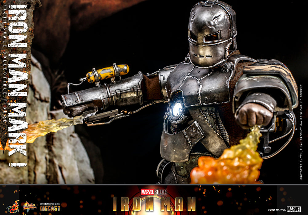 Preventa Figura Iron Man Mark I (Diecast) (Standard version) marca Hot Toys MMS605D40 escala 1/6