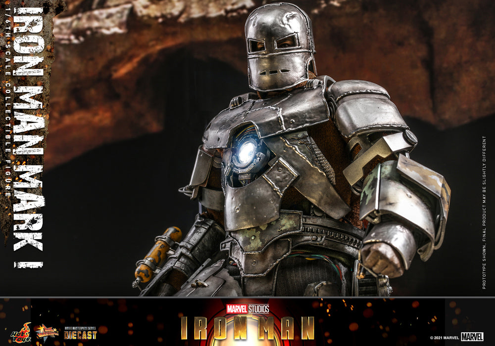 Preventa Figura Iron Man Mark I (Diecast) (Standard version) marca Hot Toys MMS605D40 escala 1/6