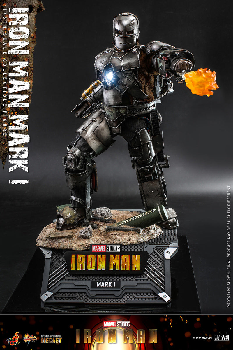 Preventa Figura Iron Man Mark I (Diecast) (Standard version) marca Hot Toys MMS605D40 escala 1/6