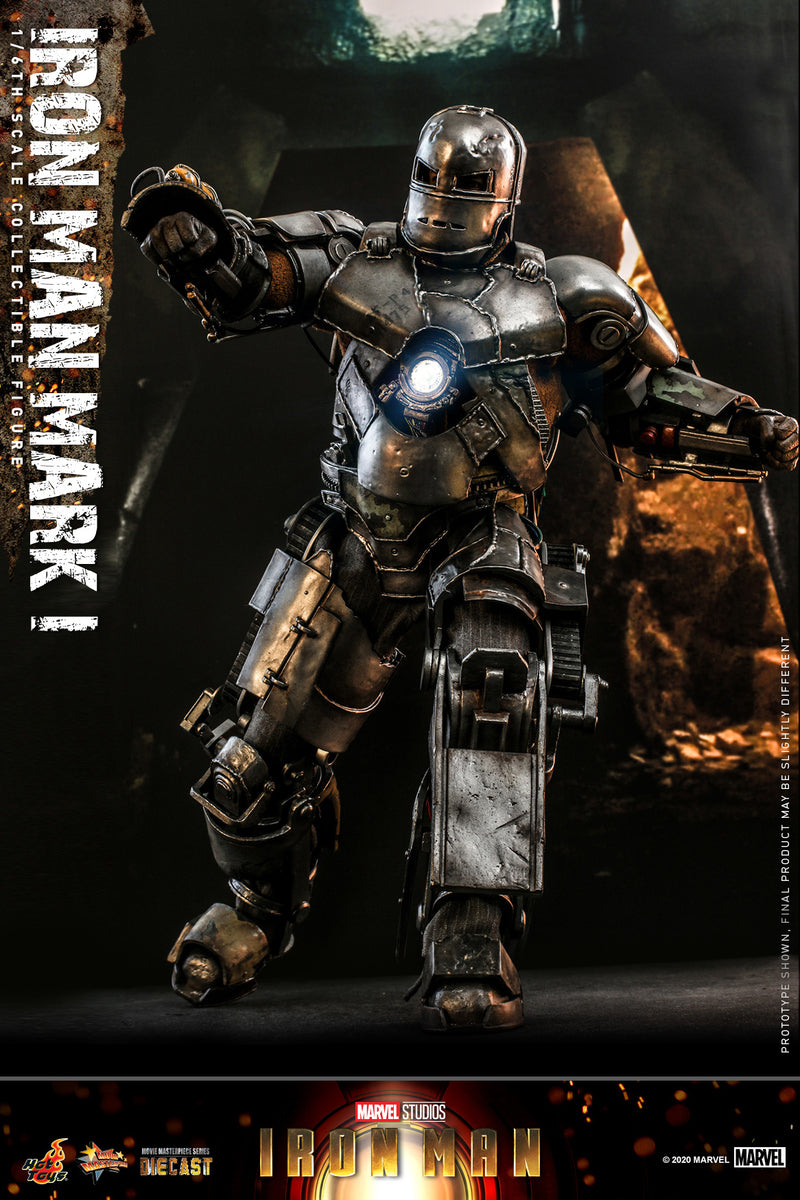 Preventa Figura Iron Man Mark I (Diecast) (Standard version) marca Hot Toys MMS605D40 escala 1/6