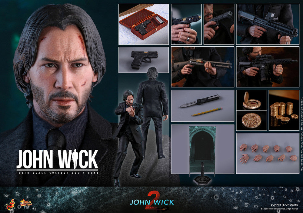 Pedido Figura John Wick - John Wick: Chapter 2 marca Hot Toys MMS504 escala 1/6