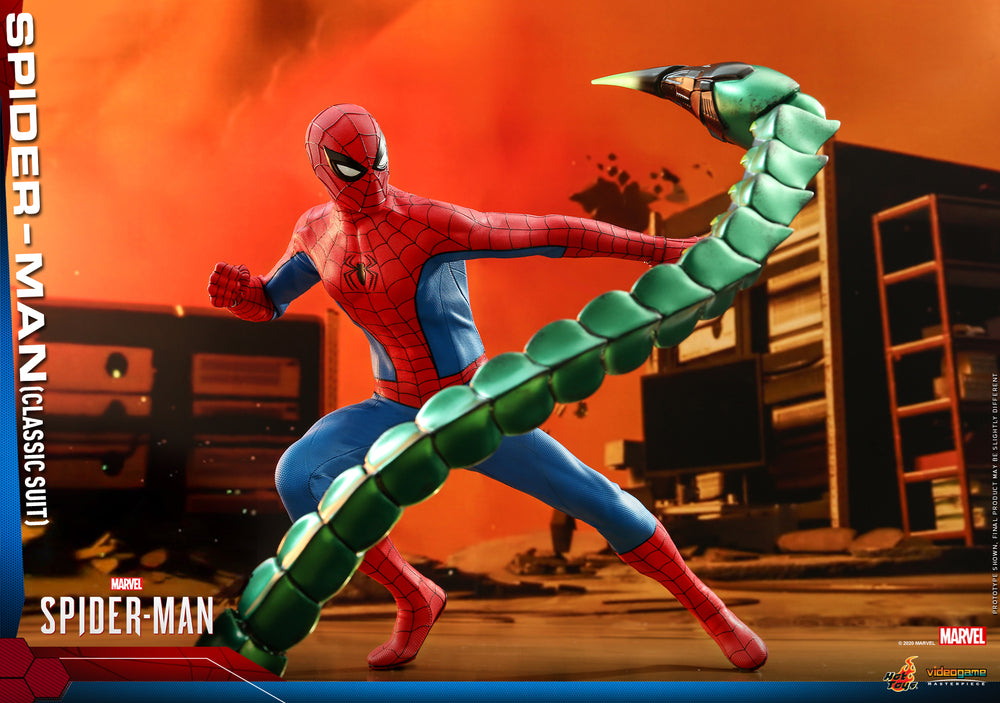 Pedido Figura Spider-Man (Classic Suit) - Marvel´s Spider-Man PS4 marca Hot Toys VGM48 escala 1/6