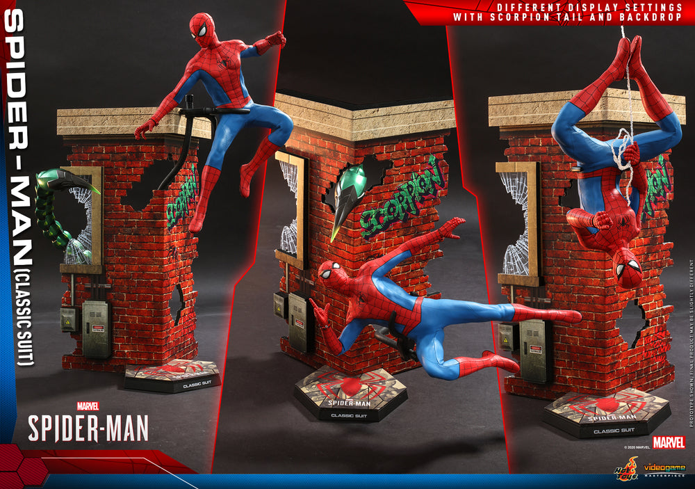 Pedido Figura Spider-Man (Classic Suit) - Marvel´s Spider-Man PS4 marca Hot Toys VGM48 escala 1/6