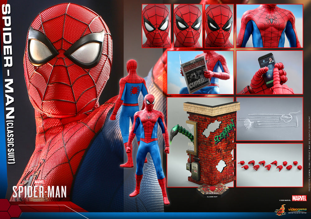 Pedido Figura Spider-Man (Classic Suit) - Marvel´s Spider-Man PS4 marca Hot Toys VGM48 escala 1/6