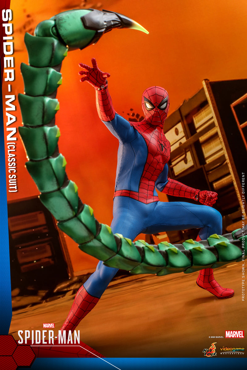 Pedido Figura Spider-Man (Classic Suit) - Marvel´s Spider-Man PS4 marca Hot Toys VGM48 escala 1/6