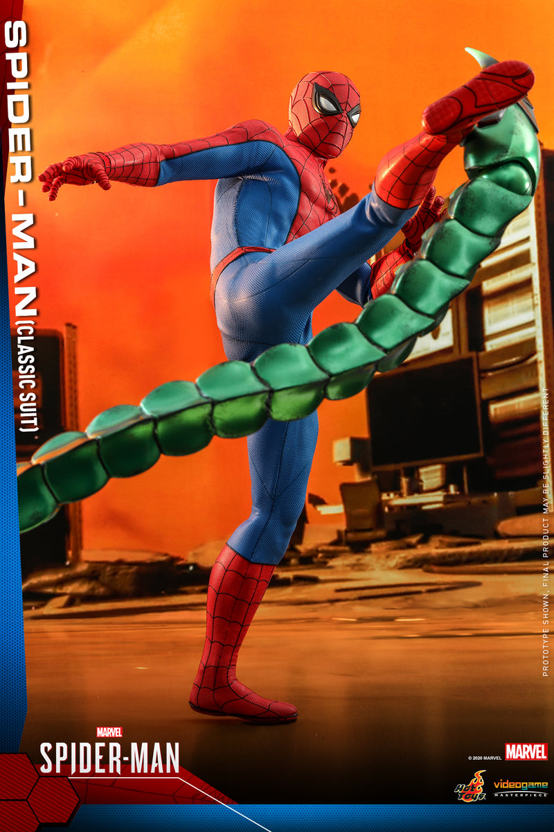 Pedido Figura Spider-Man (Classic Suit) - Marvel´s Spider-Man PS4 marca Hot Toys VGM48 escala 1/6