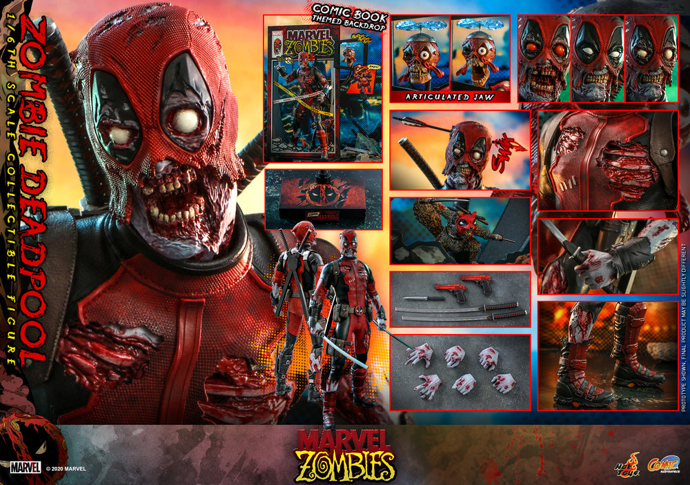 Pedido Figura Zombie Deadpool - Marvel Zombies marca Hot Toys CMS06 escala 1/6