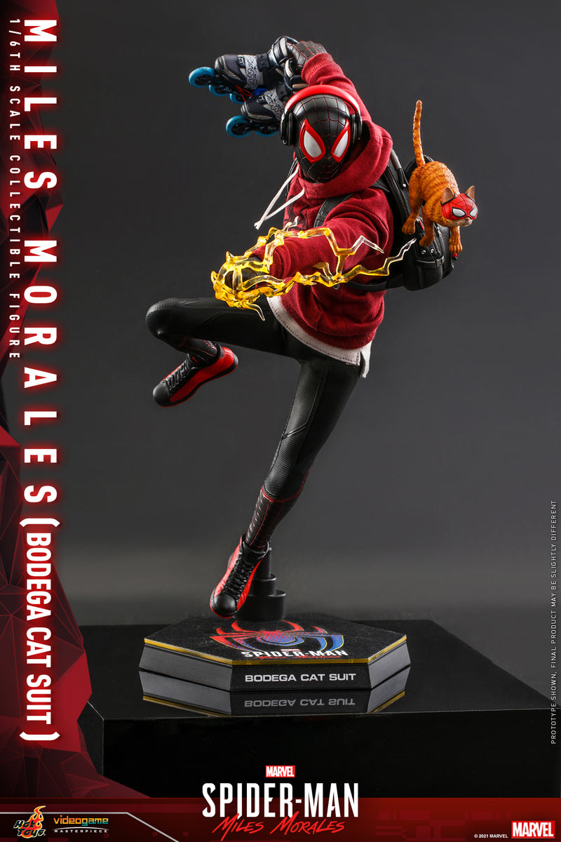 Pedido Figura Miles Morales (Bodega Cat Suit) - Marvel’s Spider-Man marca Hot Toys VGM50 escala 1/6