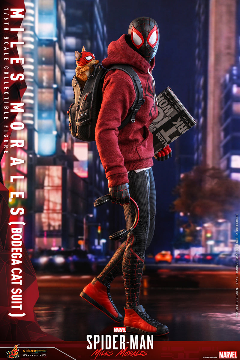 Pedido Figura Miles Morales (Bodega Cat Suit) - Marvel’s Spider-Man marca Hot Toys VGM50 escala 1/6