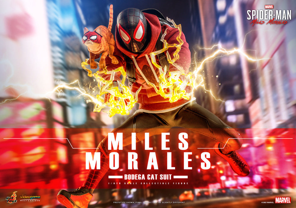 Pedido Figura Miles Morales (Bodega Cat Suit) - Marvel’s Spider-Man marca Hot Toys VGM50 escala 1/6