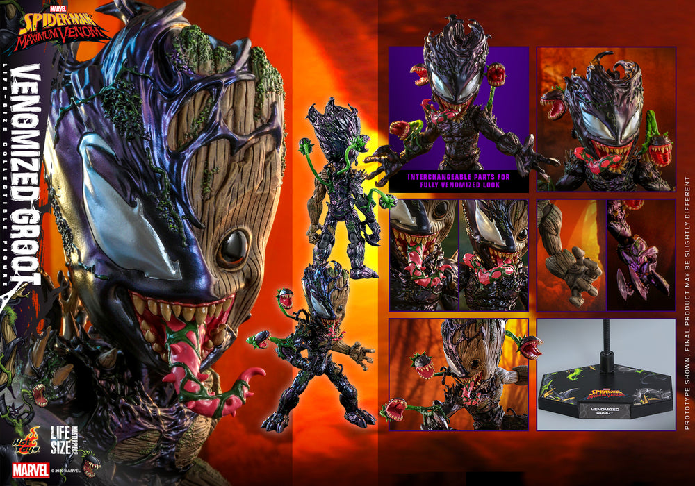 Pedido Figura Venomized Groot - The Spider-Man Maximum Venom marca Hot Toys Life-Size TMS027 escala 1/1