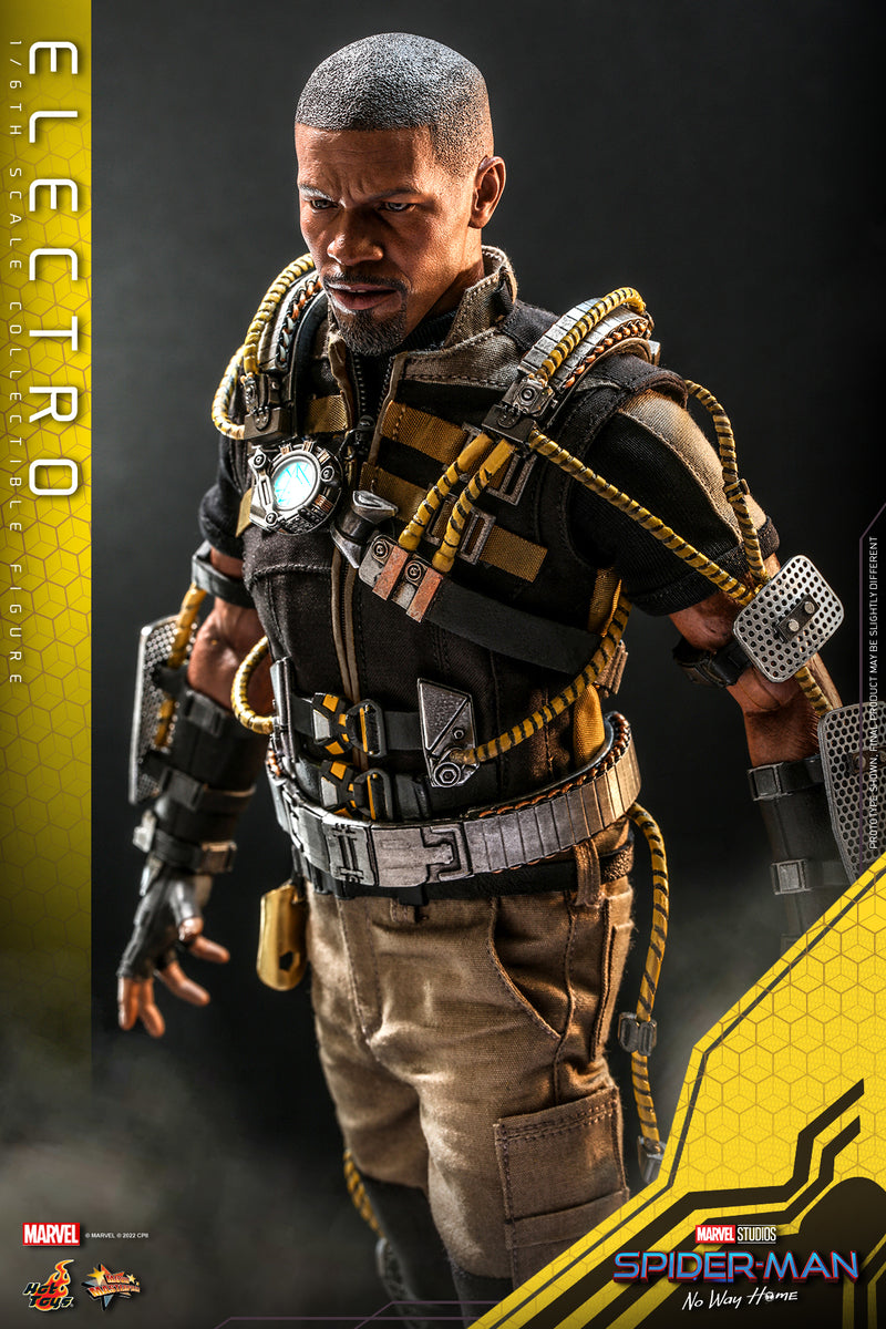 Preventa Figura Electro - Spider-Man: No Way Home marca Hot Toys MMS644 escala 1/6