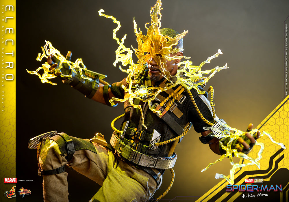 Preventa Figura Electro - Spider-Man: No Way Home marca Hot Toys MMS644 escala 1/6