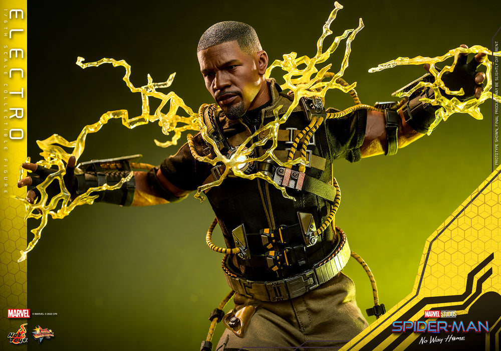 Preventa Figura Electro - Spider-Man: No Way Home marca Hot Toys MMS644 escala 1/6
